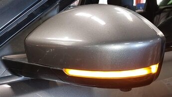 Thumbnail 2: 14-15 RANGE ROVER EVOQUE (L538) LEFT P-FOLD MEM BLIND SPOT CAMERA MIRROR (GRAY)