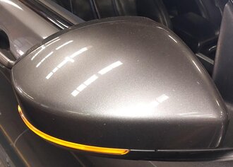 Thumbnail 2: 14-15 RANGE ROVER EVOQUE (L538) RIGHT PFOLD MEM BLIND SPOT CAMERA MIRROR (GRAY)