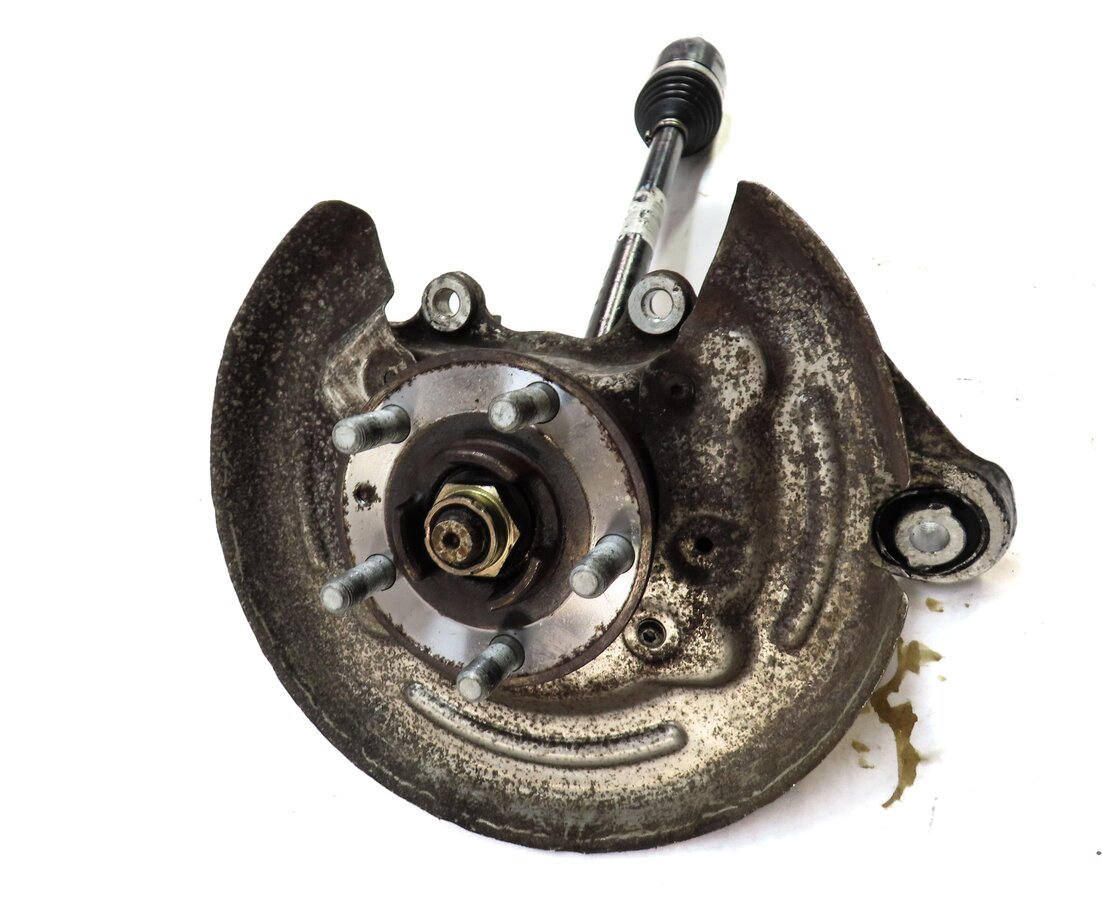 Thumbnail 4: 12-19 RANGE ROVER EVOQUE (L538) LEFT DRIVER REAR SPINDLE KNUCKLE w/ AXLE SHAFT