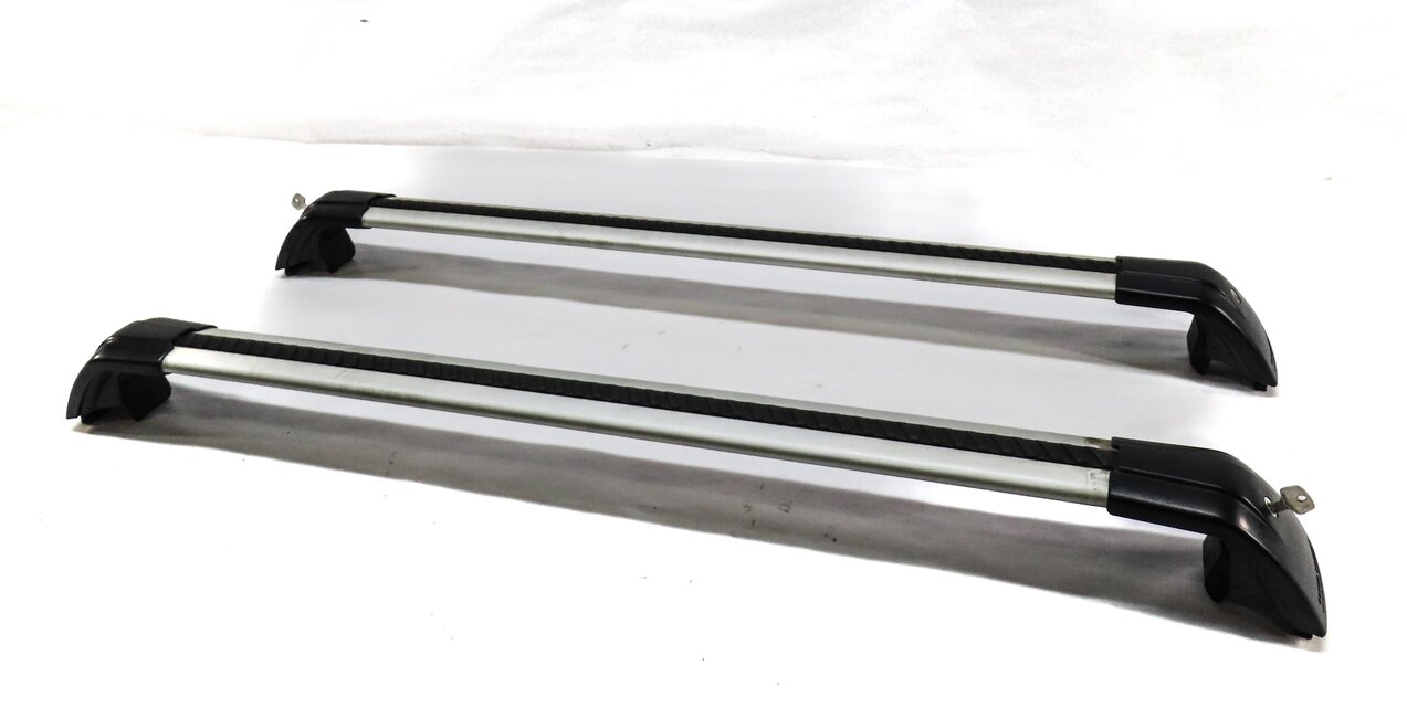 2015 LAND RANGE ROVER EVOQUE (L538) ROOF FRONT & REAR LUGGAGE RACK SET 2 w/ KEY