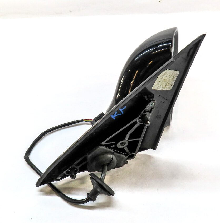 Thumbnail 3: 2015-2018 AUDI Q3 RIGHT PASSENGER HEATED DOOR MIRROR (BRILLIANT BLACK METALLIC)