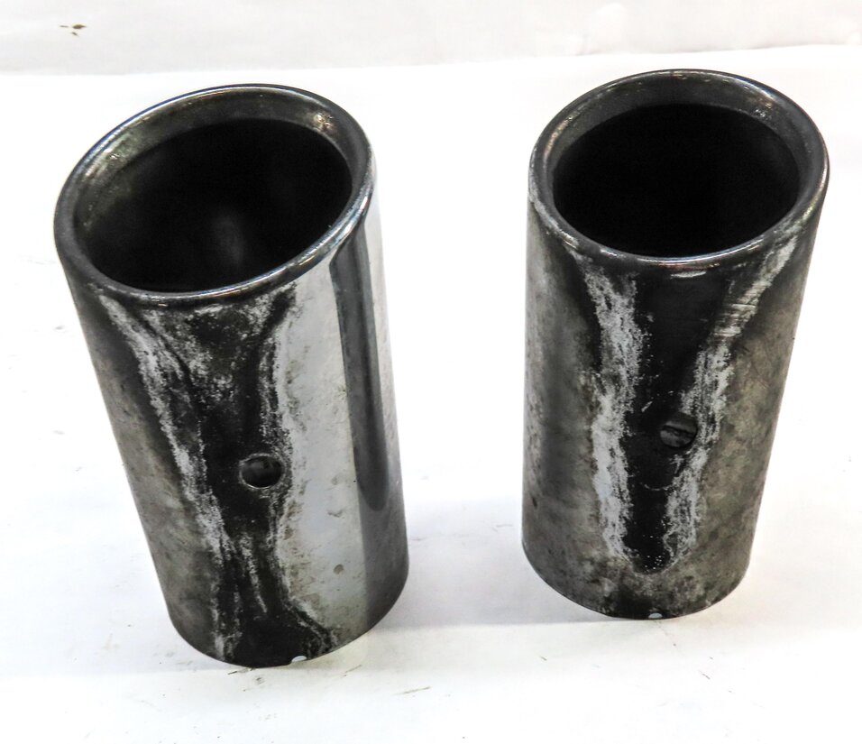 Thumbnail 2: 2017 AUDI Q3 (8U) REAR LEFT & RIGHT MUFFLER PIPE EXHAUST TIP SET-2