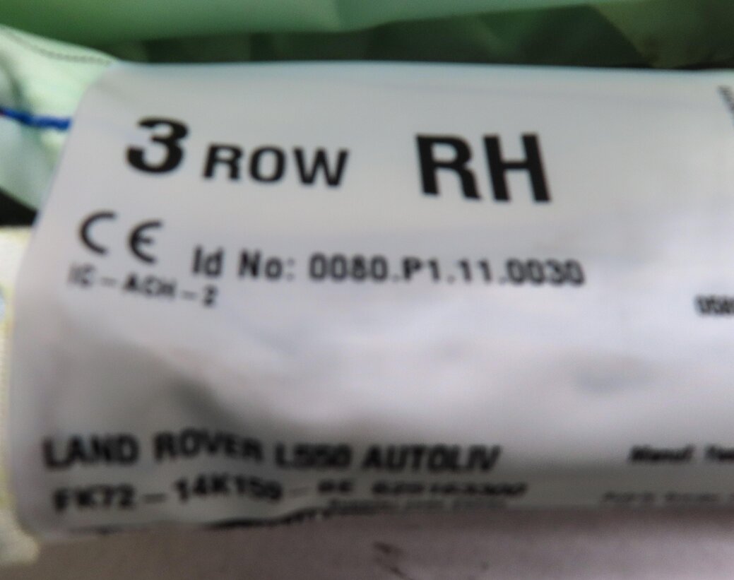 Thumbnail 5: 2015-2019 LAND ROVER DISCOVERY SPORT (L550) RIGHT SIDE CURTAIN AIRBAG AIR BAG