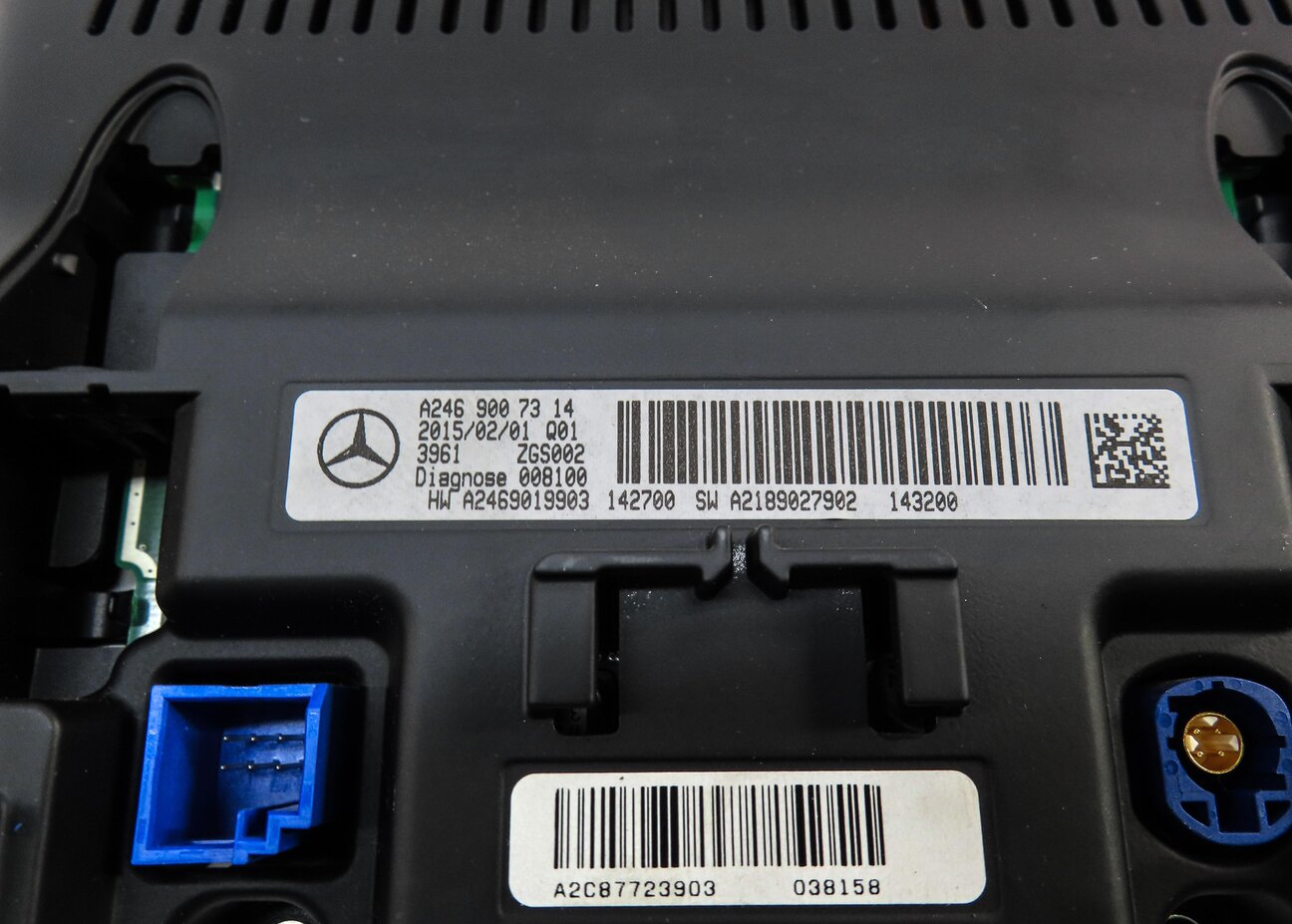 Thumbnail 5: 15-19 MERCEDES B CLA GLA GLE (C117 W117 W166 W242 X156) 7" MEDIA DISPLAY SCREEN
