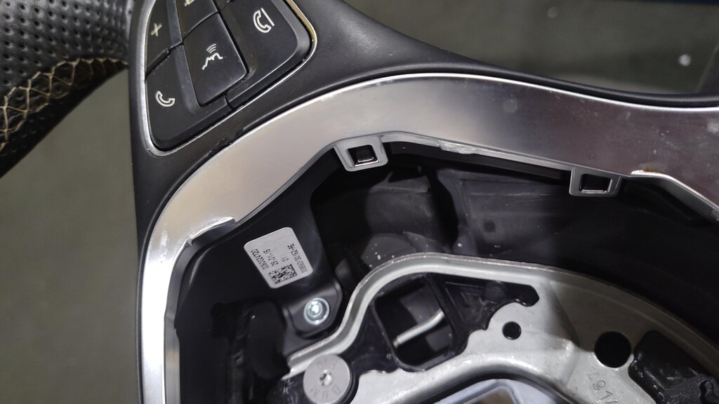 Thumbnail 7: 2015 MERCEDES CLA250 (W117) LEFT DRIVER 3-SPOKE STEERING WHEEL w/ PADDLES BLACK