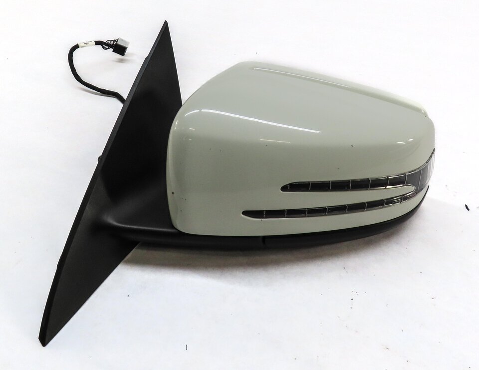 Thumbnail 5: 2014-2016 MERCEDES CLA CLASS (C117) LEFT DRIVER DOOR MIRROR w/ MEMORY (WHITE)