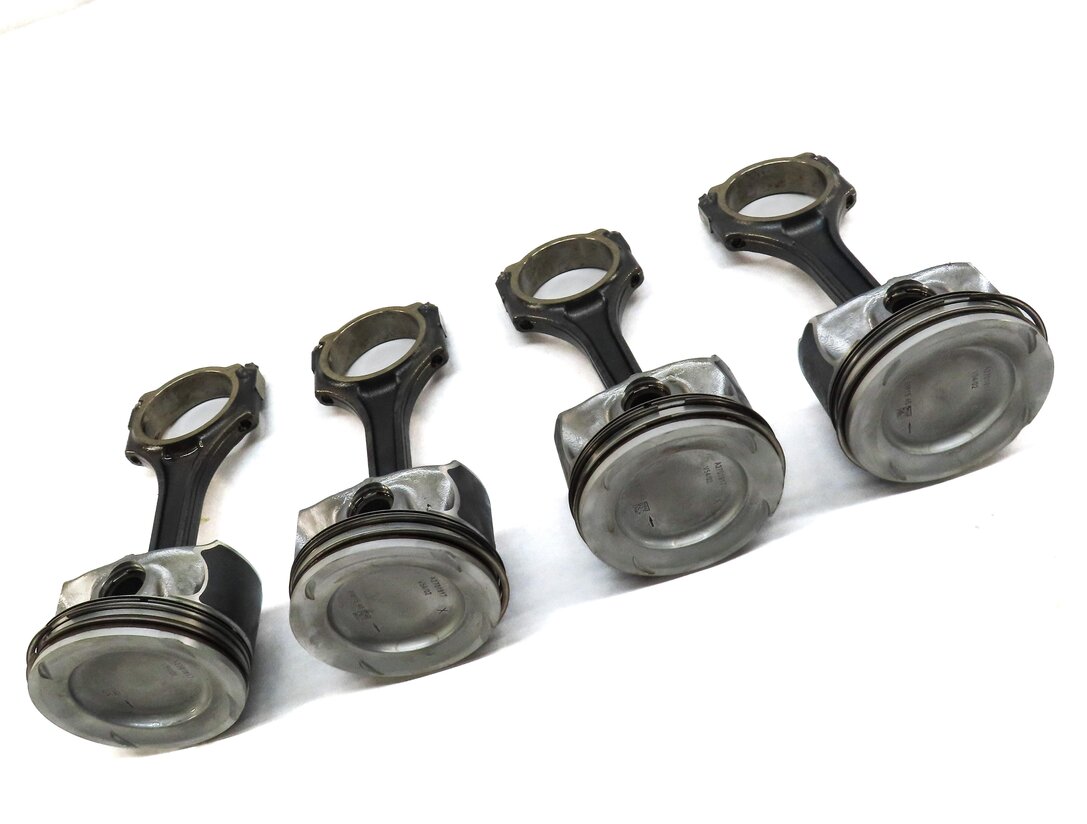 Thumbnail 3: 2014-2020 MERCEDES CLA250 (C117 W117) 2.0L M270 TURBO ENGINE PISTON w/ ROD SET-4