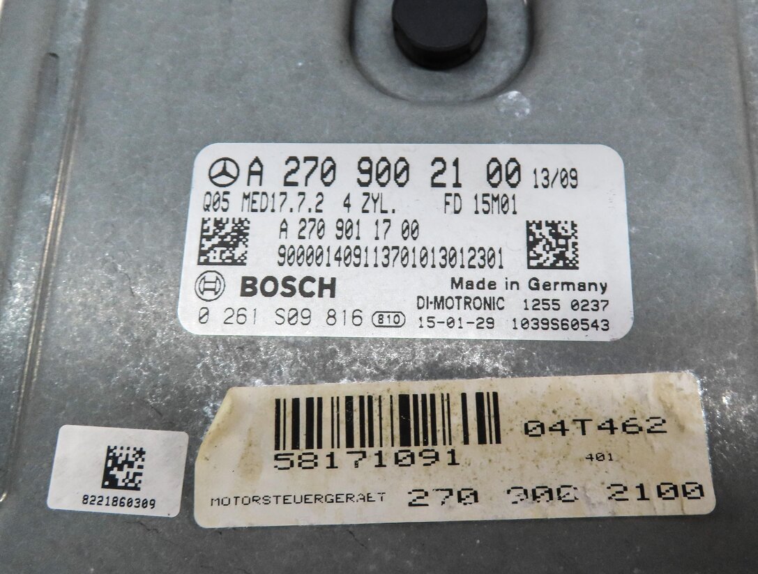 Thumbnail 4: 15-20 MERCEDES B250 CLA250 CLA45 GLA250 (C117 W246 X156) ENGINE CONTROL MODULE