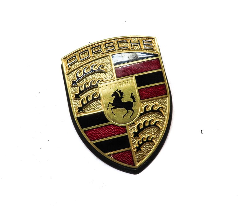 2005 PORSCHE CAYENNE (955) FRONT EMBLEM LOGO BADGE NAME PLATE CREST SYMBOL