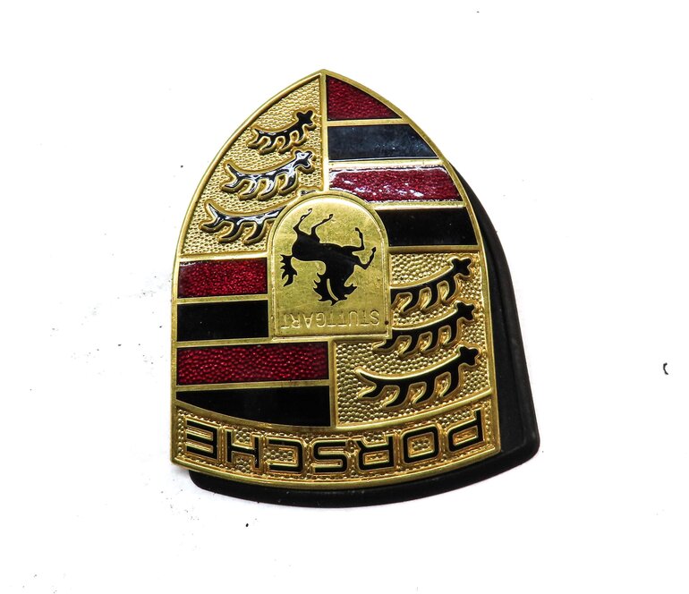 Thumbnail 3: 2005 PORSCHE CAYENNE (955) FRONT EMBLEM LOGO BADGE NAME PLATE CREST SYMBOL