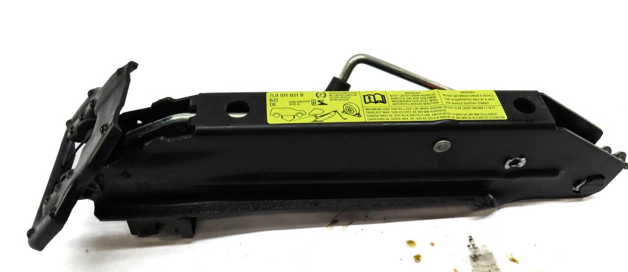 Thumbnail 12: 2003-2010 PORSCHE CAYENNE (955) SCISSOR JACK HANDLE LUG WRENCH CHOCK TOOL KIT