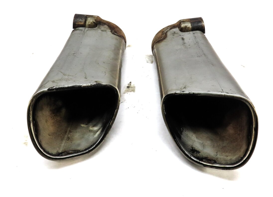 Thumbnail 5: 2004-2006 PORSCHE CAYENNE (955) LEFT & RIGHT MUFFLER EXHAUST TIP SET