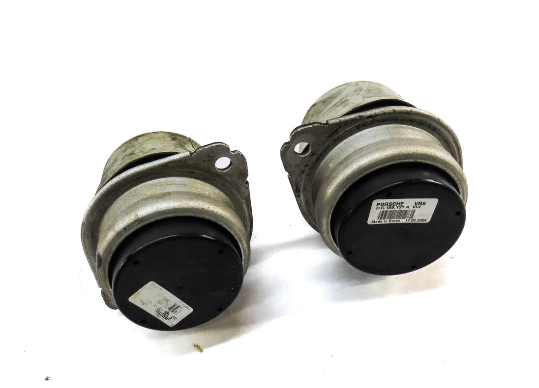 2005 PORSCHE CAYENNE (955) 3.2L VR6 ENGINE LEFT & RIGHT MOTOR MOUNT SET-2