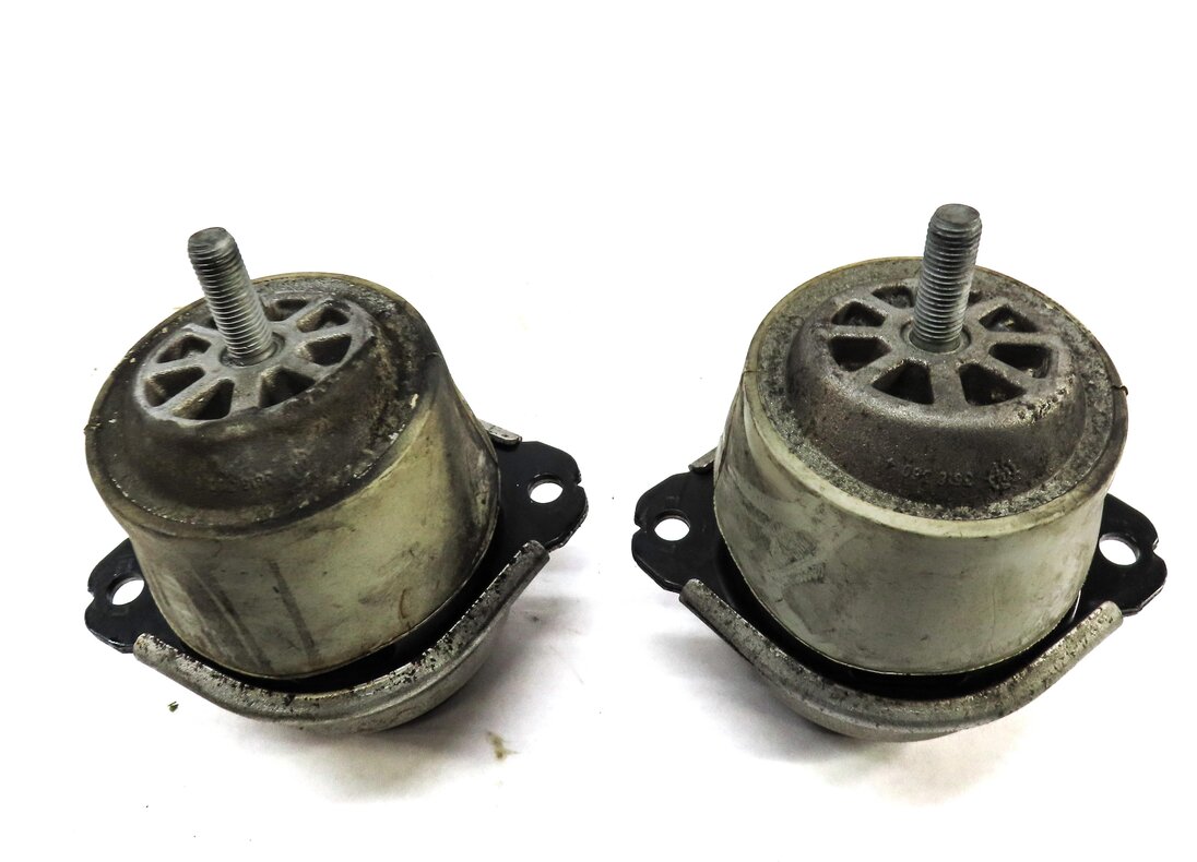 Thumbnail 5: 2005 PORSCHE CAYENNE (955) 3.2L VR6 ENGINE LEFT & RIGHT MOTOR MOUNT SET-2
