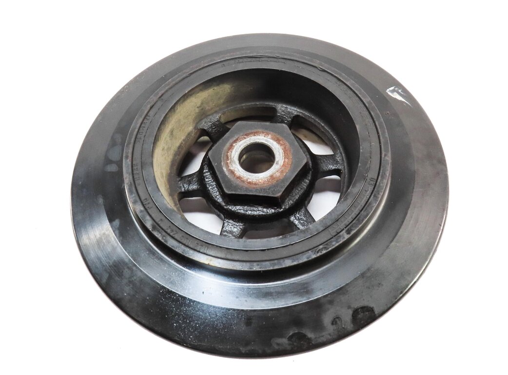 Thumbnail 5: 2004-2006 PORSCHE CAYENNE (955) 3.2L VR6 ENGINE HARMONIC BALANCER CRANK PULLEY
