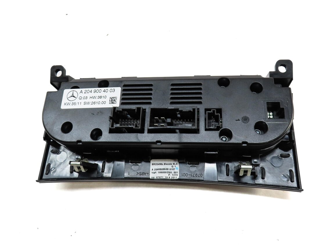 Thumbnail 4: 12-16 MERCEDES C CLS CLASS (C204 W204 W218) HEATER TEMPERATURE CLIMATE CONTROL