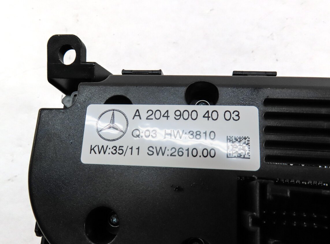 Thumbnail 5: 12-16 MERCEDES C CLS CLASS (C204 W204 W218) HEATER TEMPERATURE CLIMATE CONTROL