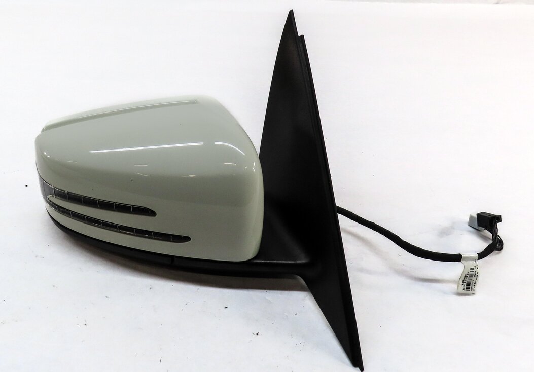 Thumbnail 4: 12-14 MERCEDES C-CLASS (W204) RIGHT HEATED AUTODIM MEMORY DOOR MIRROR (WHITE)