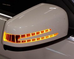 Thumbnail 8: 12-14 MERCEDES C-CLASS (W204) RIGHT HEATED AUTODIM MEMORY DOOR MIRROR (WHITE)