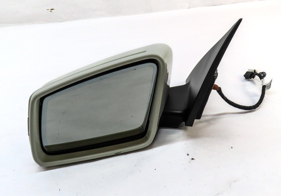 12-14 MERCEDES C250 (W204) LEFT DRIVER HEATED AUTODIM MEMORY DOOR MIRROR (WHITE)