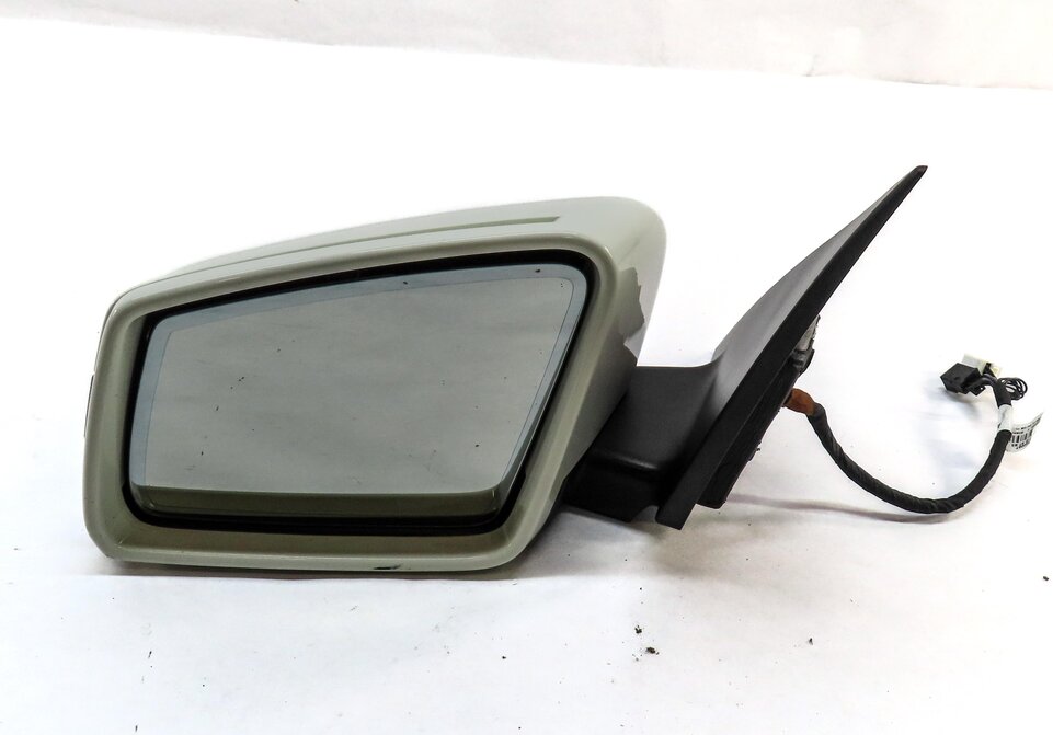 Thumbnail 3: 12-14 MERCEDES C250 (W204) LEFT DRIVER HEATED AUTODIM MEMORY DOOR MIRROR (WHITE)