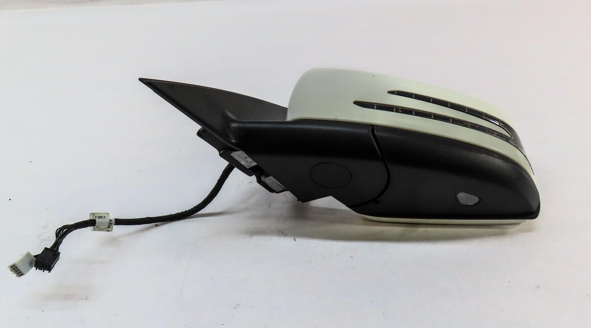 Thumbnail 6: 12-14 MERCEDES C250 (W204) LEFT DRIVER HEATED AUTODIM MEMORY DOOR MIRROR (WHITE)