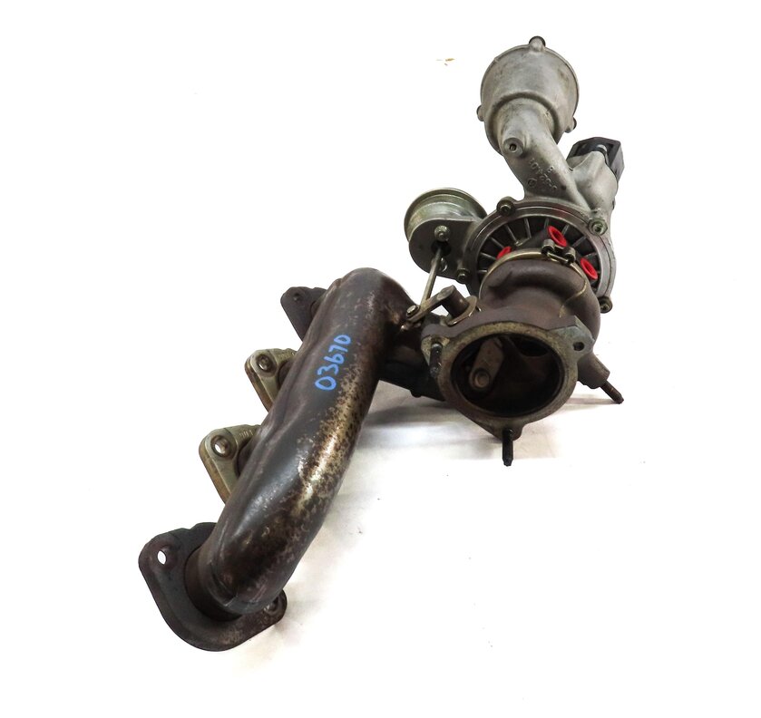 Thumbnail 4: 12-15 MERCEDES BENZ C250 SLK250 (W204 R172) 1.8L M271 TURBO ENGINE TURBOCHARGER