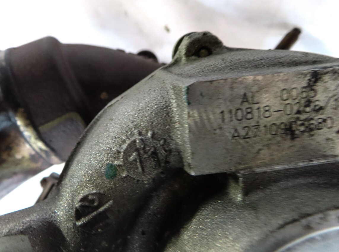 Thumbnail 7: 12-15 MERCEDES BENZ C250 SLK250 (W204 R172) 1.8L M271 TURBO ENGINE TURBOCHARGER