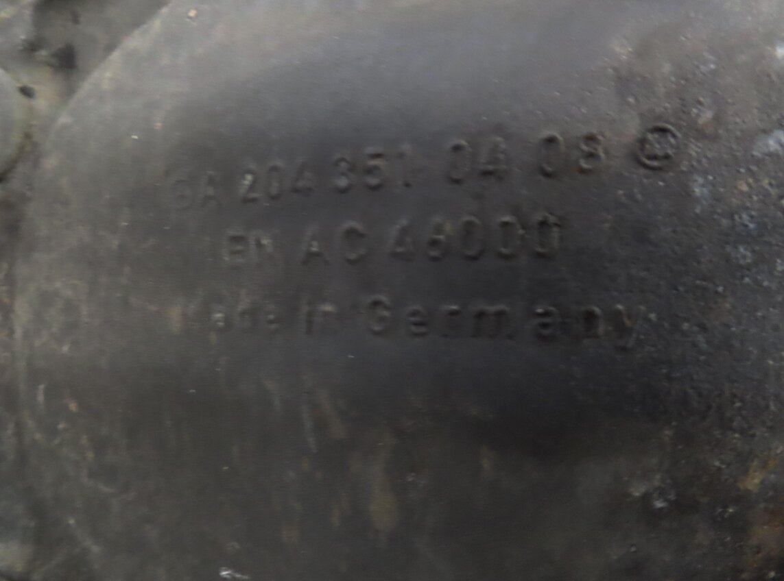 Thumbnail 5: 12-16 MERCEDES C250 C350 E350 SL400 (W204 W212 W231) RWD REAR DIFFERENTIAL 3.07