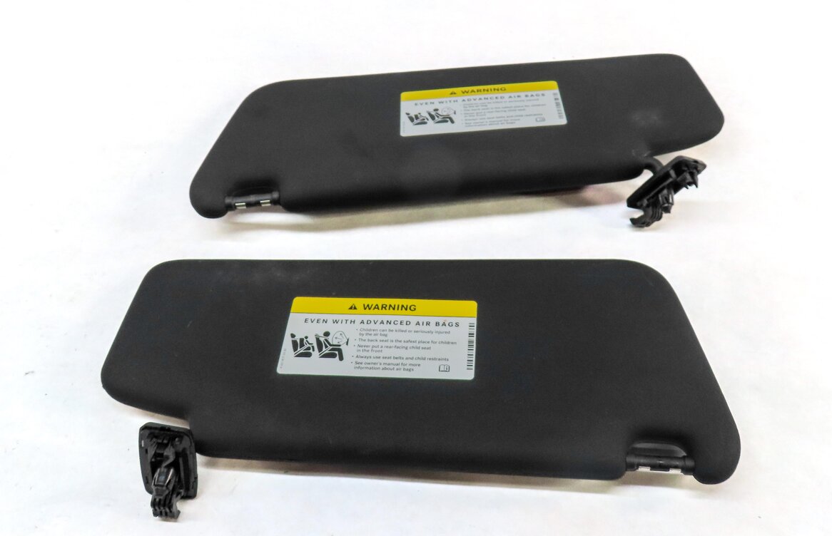 Thumbnail 4: 2008-2014 MERCEDES BENZ C-CLASS (W204) FRONT LEFT & RIGHT SUNVISOR SET (BLACK)