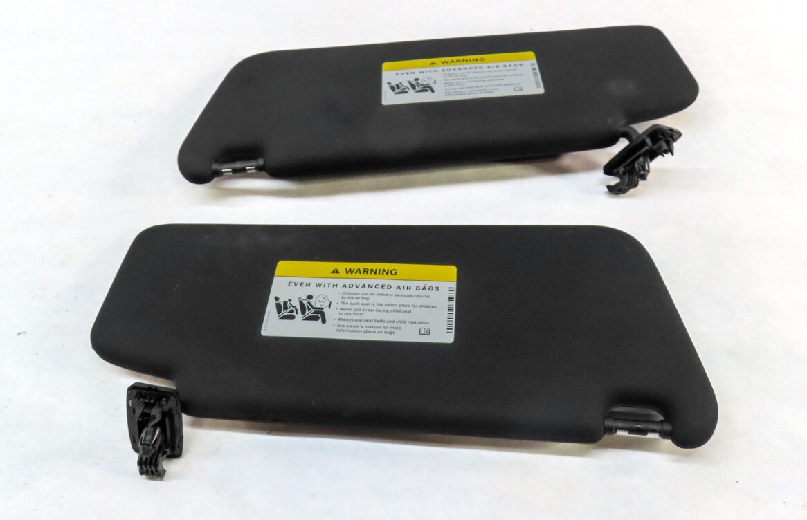 Thumbnail 5: 2008-2014 MERCEDES BENZ C-CLASS (W204) FRONT LEFT & RIGHT SUNVISOR SET (BLACK)