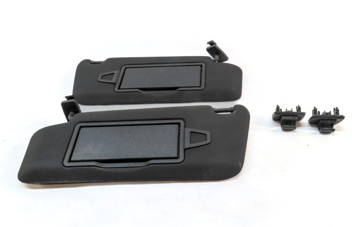 Thumbnail 7: 2008-2014 MERCEDES BENZ C-CLASS (W204) FRONT LEFT & RIGHT SUNVISOR SET (BLACK)