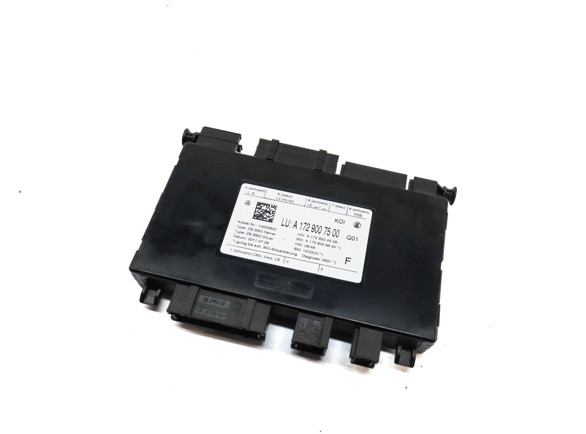 2012 MERCEDES C250 (W204) FRONT LEFT DRIVER MEMORY SEAT CONTROL MODULE