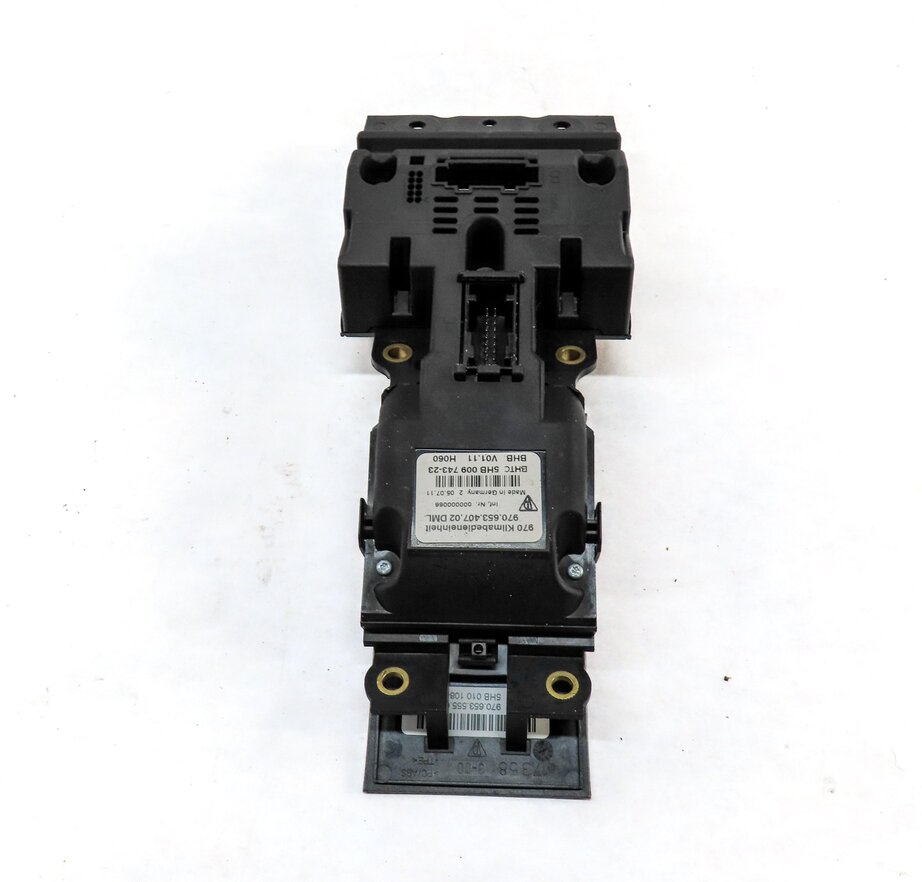 Thumbnail 5: 2012 PORSCHE PANAMERA 970 G1 REAR CENTER CONSOLE HEATED SEAT SWITCH BUTTON PANEL
