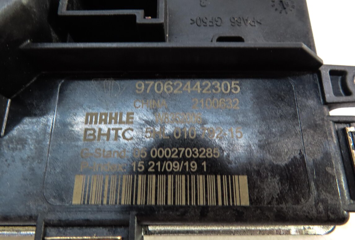 Thumbnail 4: 2012 PORSCHE PANAMERA (970 G1) FRONT HVAC A/C HEATER BLOWER MOTOR RESISTOR