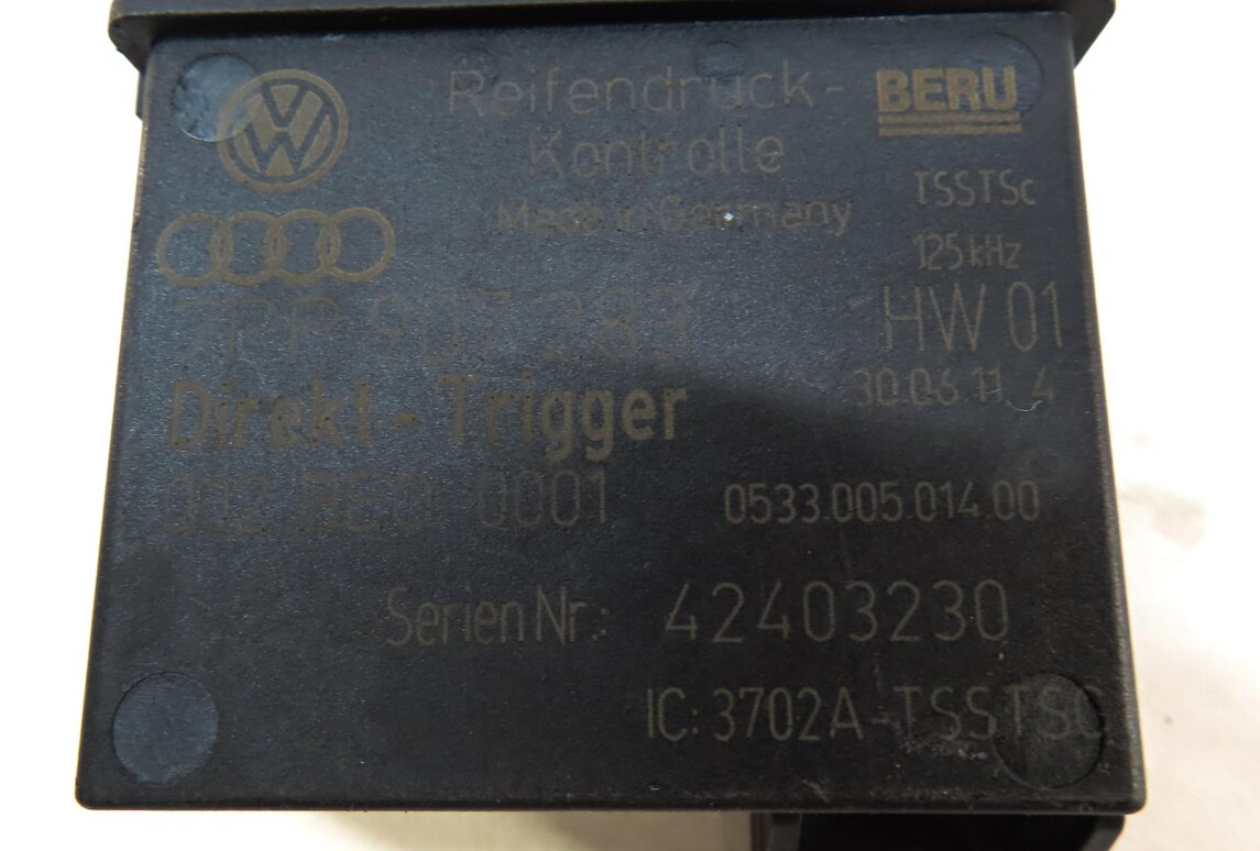 Thumbnail 4: 2012 PORSCHE PANAMERA (970 G1) TPMS TIRE PRESSURE SENSOR TRIGGER MODULE SET 4