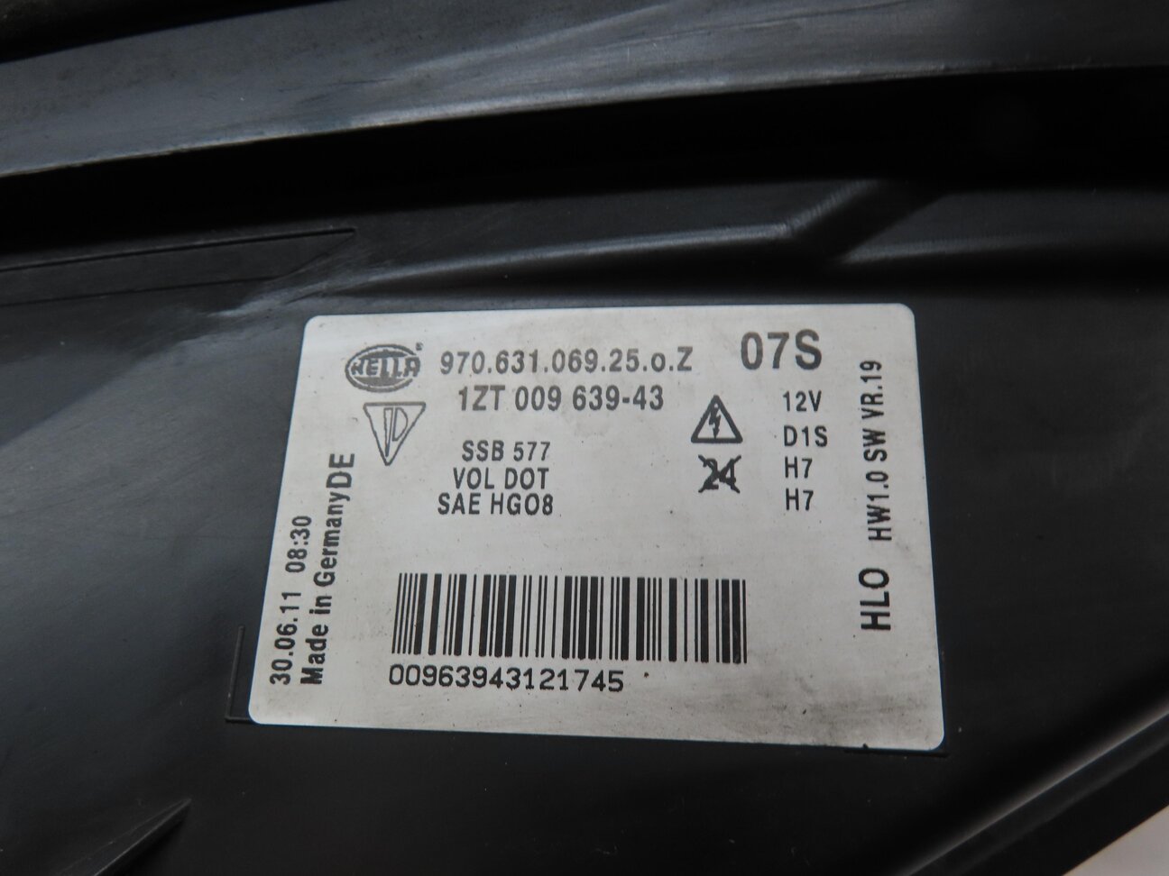Thumbnail 7: 2010-2013 PORSCHE PANAMERA (970 G1) LEFT HID XENON AFS ADAPTIVE HEADLIGHT LAMP