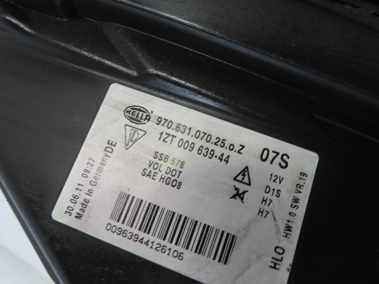 Thumbnail 7: 2010-2013 PORSCHE PANAMERA (970 G1) RIGHT HID XENON AFS ADAPTIVE HEADLIGHT LAMP