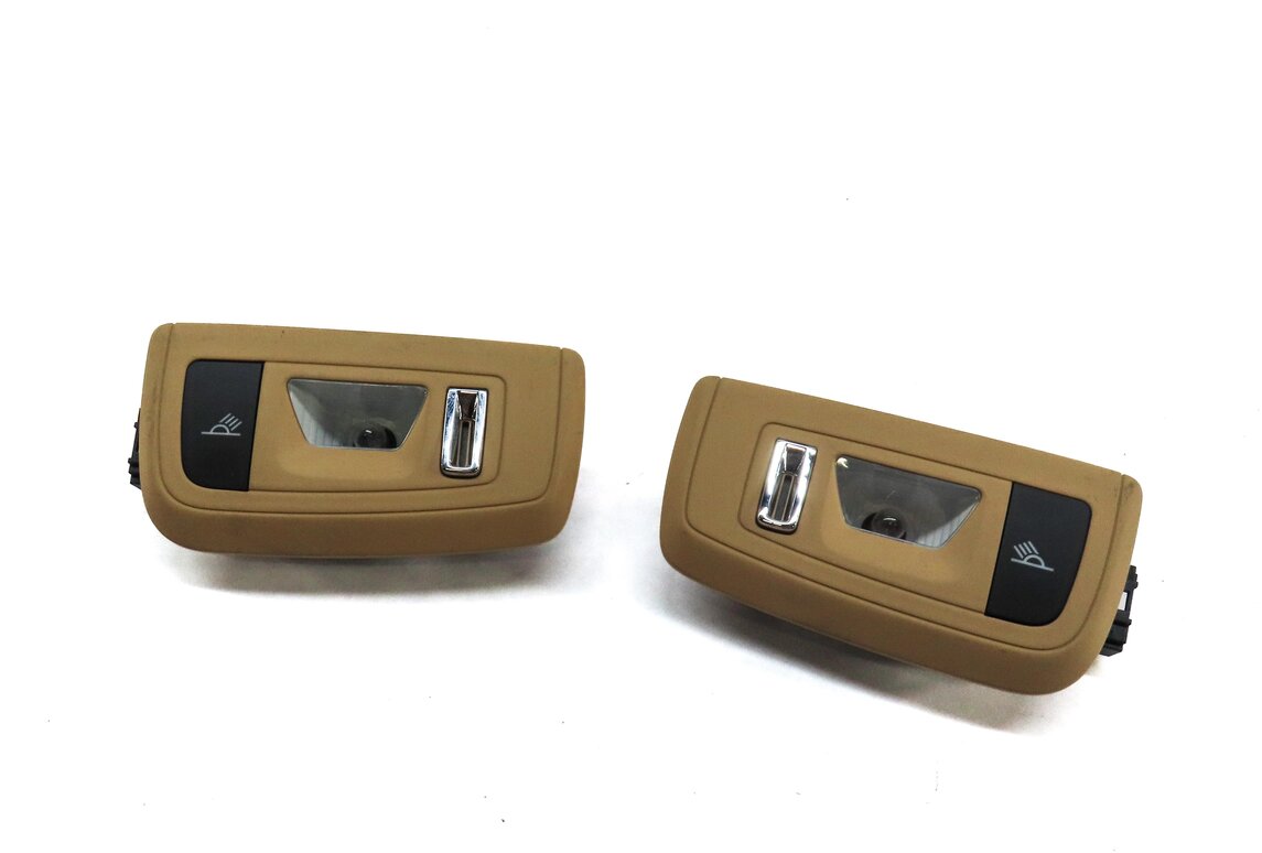 Thumbnail 1: 2012 PORSCHE PANAMERA (970 G1) REAR LEFT & RIGHT READING DOME LIGHT SET2 (BEIGE)