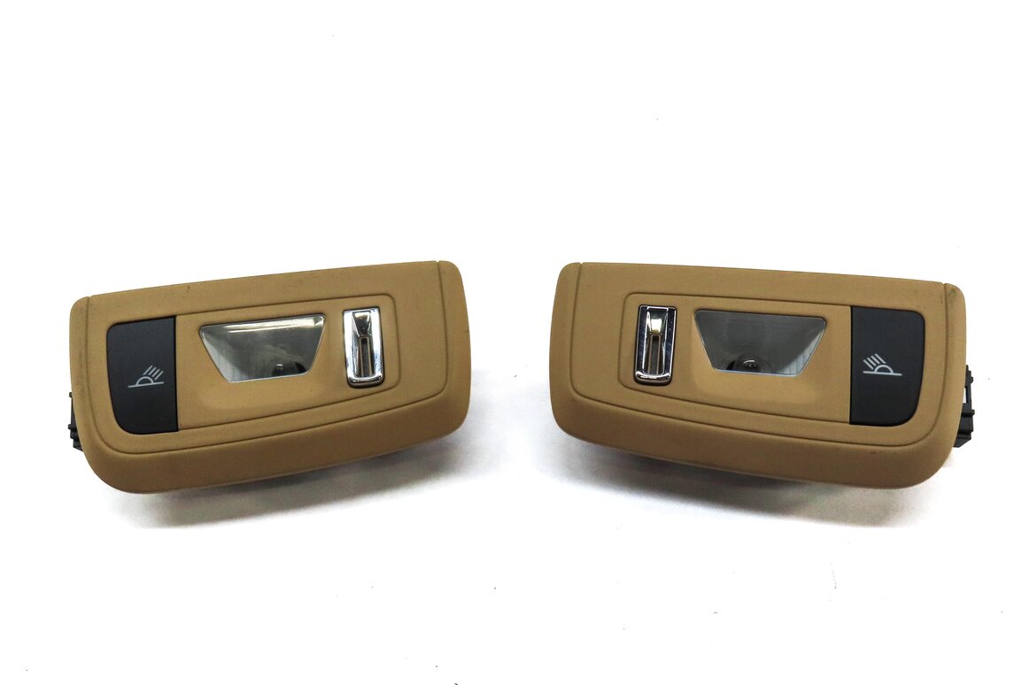 Thumbnail 2: 2012 PORSCHE PANAMERA (970 G1) REAR LEFT & RIGHT READING DOME LIGHT SET2 (BEIGE)