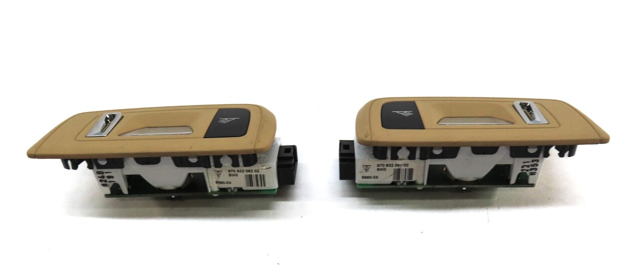 Thumbnail 3: 2012 PORSCHE PANAMERA (970 G1) REAR LEFT & RIGHT READING DOME LIGHT SET2 (BEIGE)