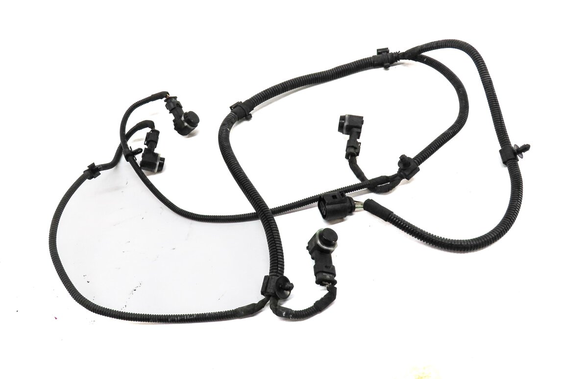 2012 PORSCHE PANAMERA 970 G1 REAR PARK ASSIST PDC SENSOR SET4 (BLACK) & HARNESS