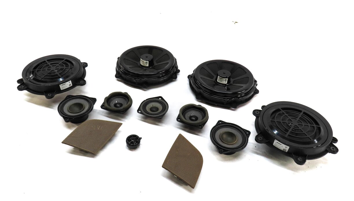 Thumbnail 1: 2012 PORSCHE PANAMERA (970 G1) FRONT REAR LEFT RIGHT BOSE SPEAKER SET 12 (BEIGE)