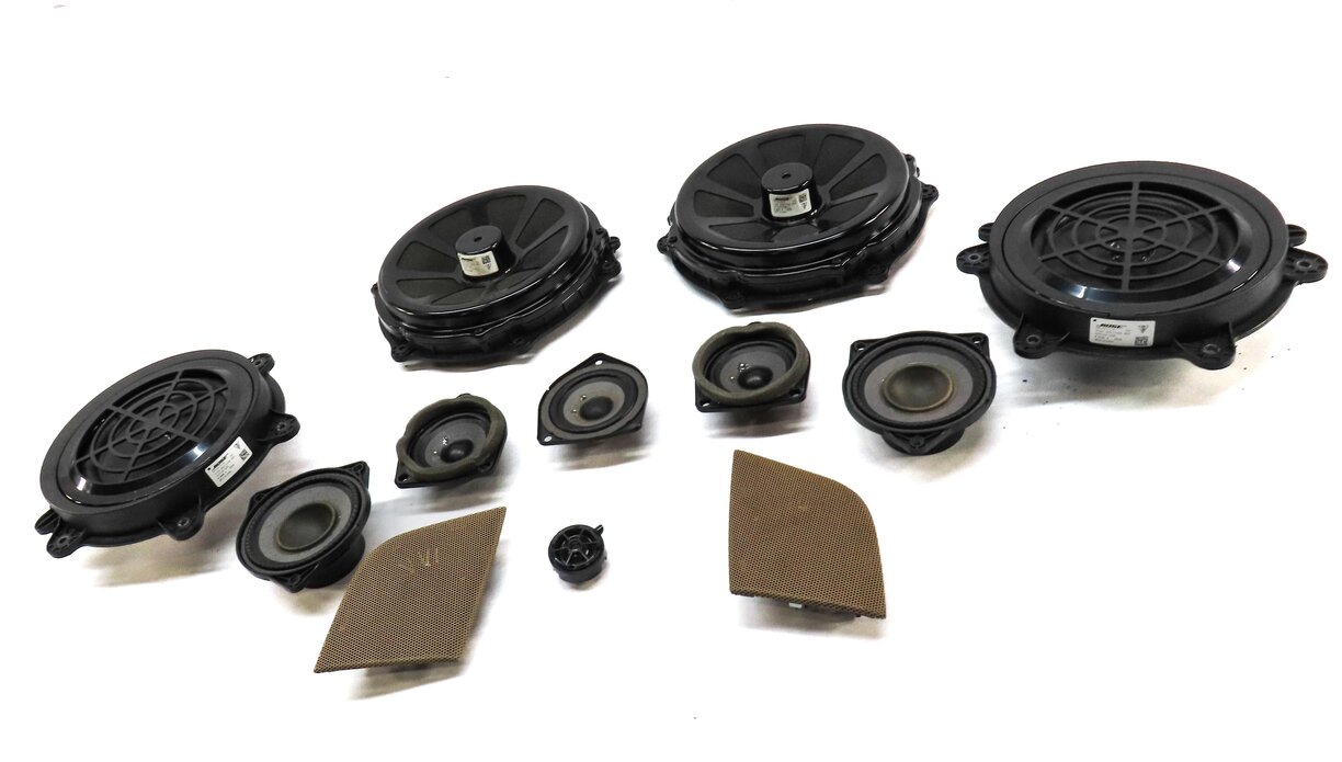 Thumbnail 2: 2012 PORSCHE PANAMERA (970 G1) FRONT REAR LEFT RIGHT BOSE SPEAKER SET 12 (BEIGE)