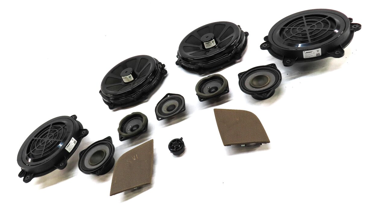 Thumbnail 3: 2012 PORSCHE PANAMERA (970 G1) FRONT REAR LEFT RIGHT BOSE SPEAKER SET 12 (BEIGE)