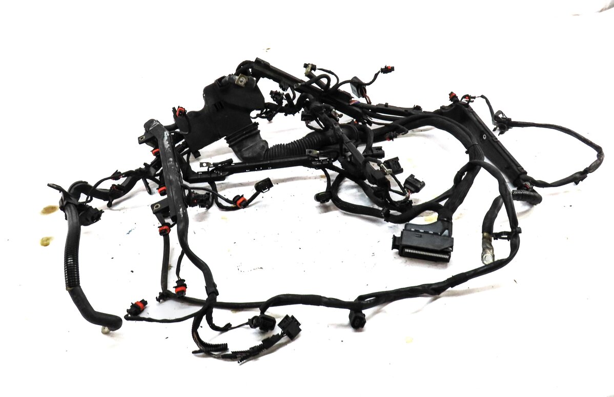 2012 PORSCHE PANAMERA 970 4.8L M48.20 NON-TURBO RWD ENGINE WIRE WIRING HARNESS