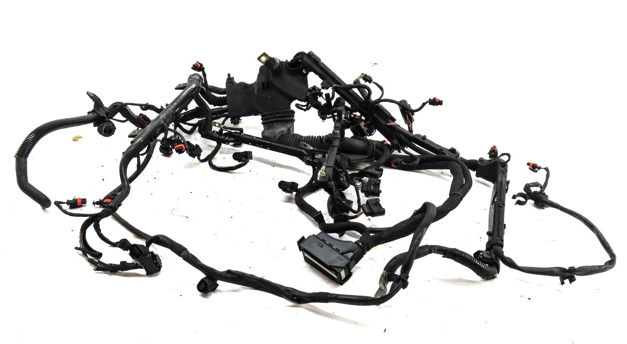 Thumbnail 3: 2012 PORSCHE PANAMERA 970 4.8L M48.20 NON-TURBO RWD ENGINE WIRE WIRING HARNESS