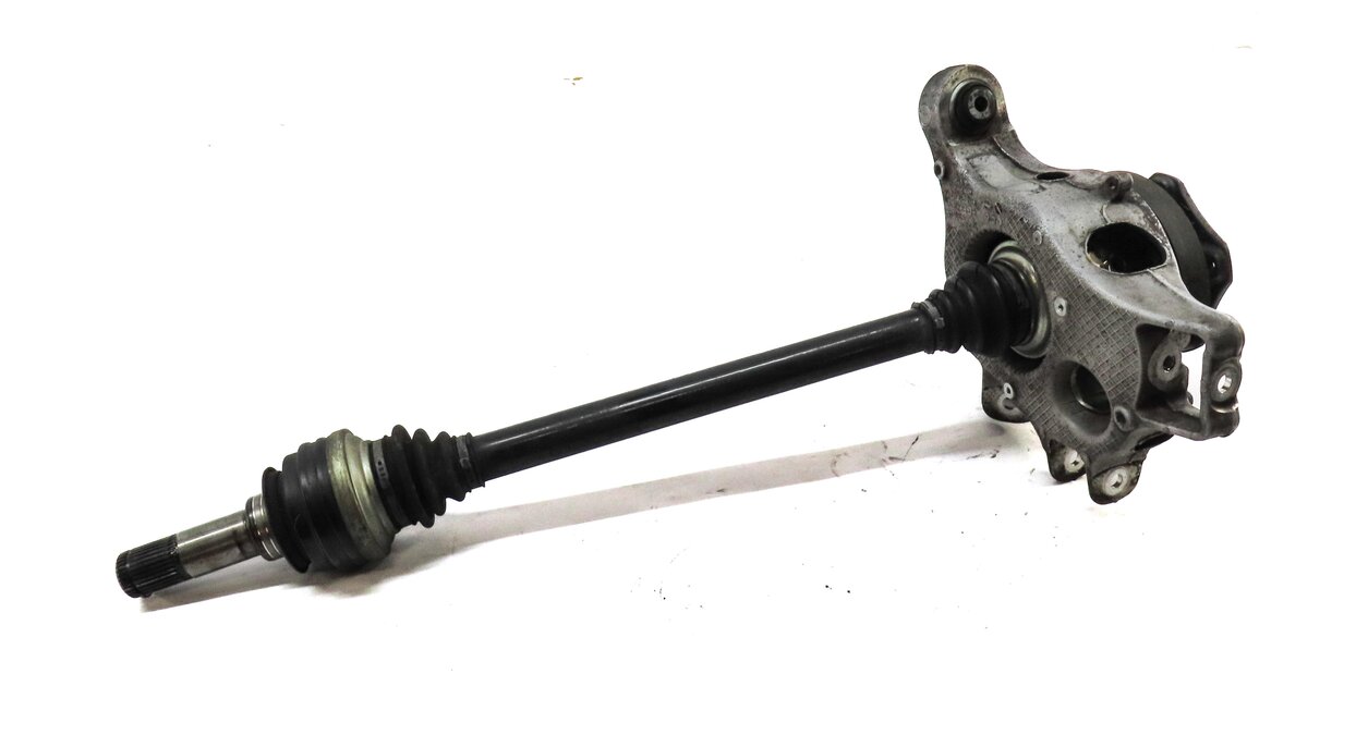2010-2013 PORSCHE PANAMERA (970 G1) RIGHT PASSENGER REAR AXLE SHAFT w/ KNUCKLE