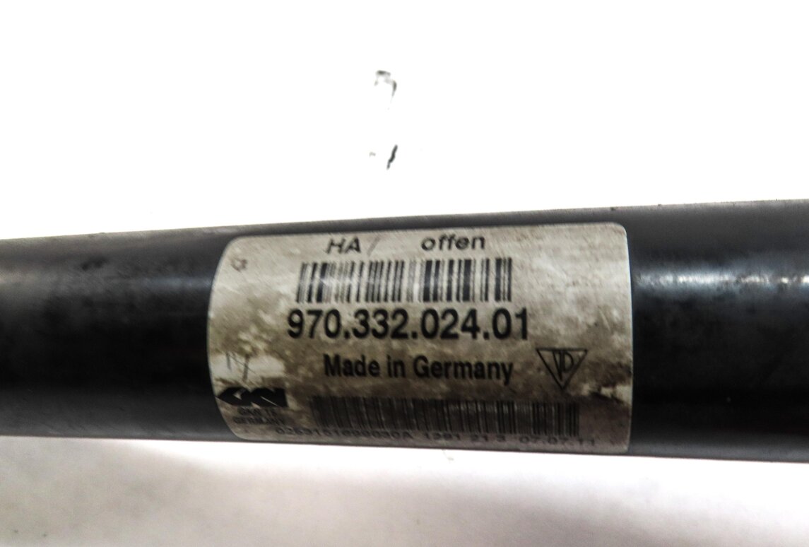 Thumbnail 7: 2010-2013 PORSCHE PANAMERA (970 G1) RIGHT PASSENGER REAR AXLE SHAFT w/ KNUCKLE