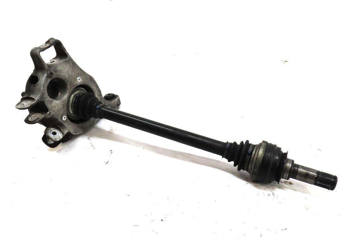 Thumbnail 1: 2010-2013 PORSCHE PANAMERA (970 G1) LEFT DRIVER REAR AXLE SHAFT w/ KNUCKLE